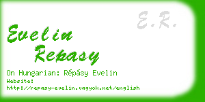 evelin repasy business card